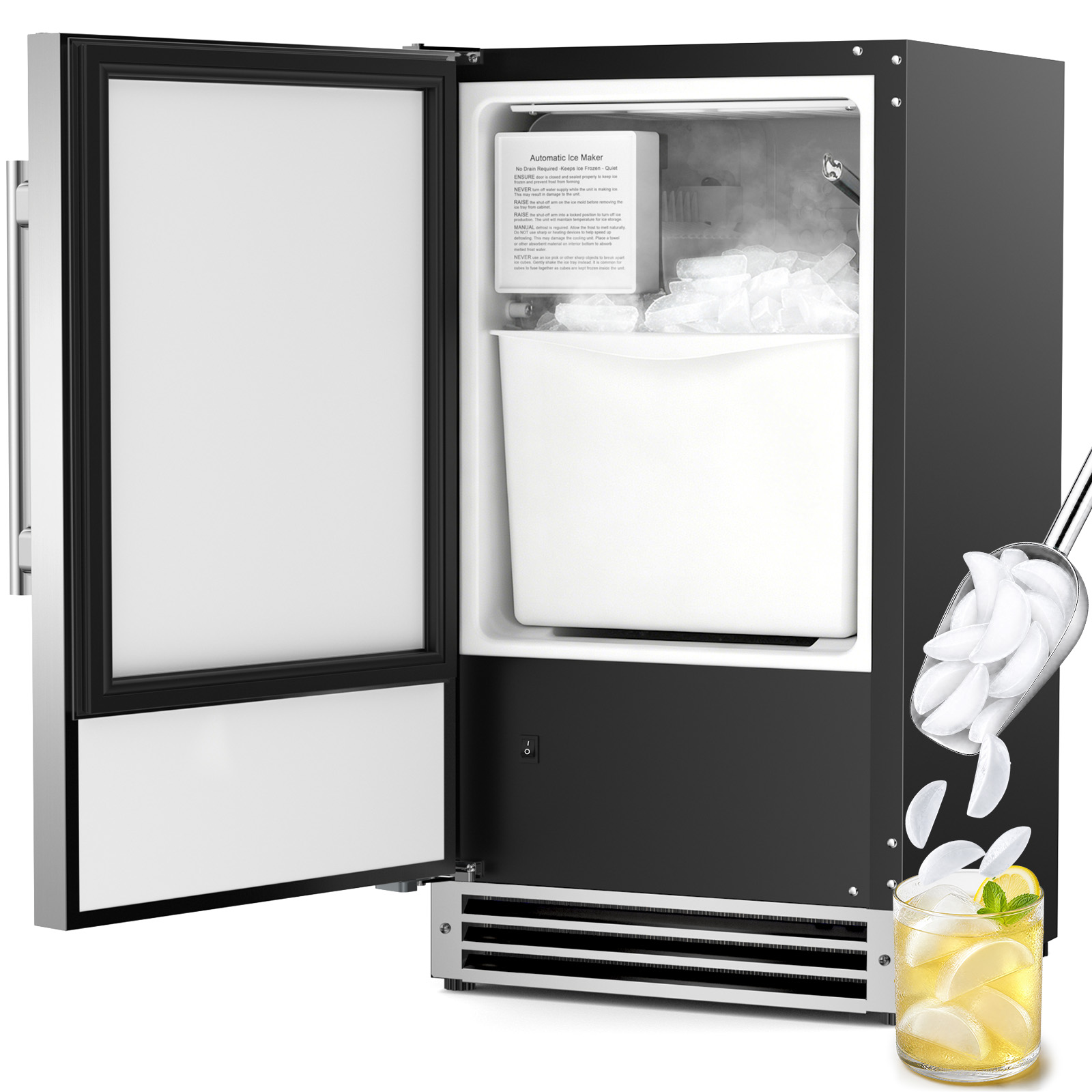 Commercial Kitchen Bin - Льдогенератор под столешницу, коммерческая машина для