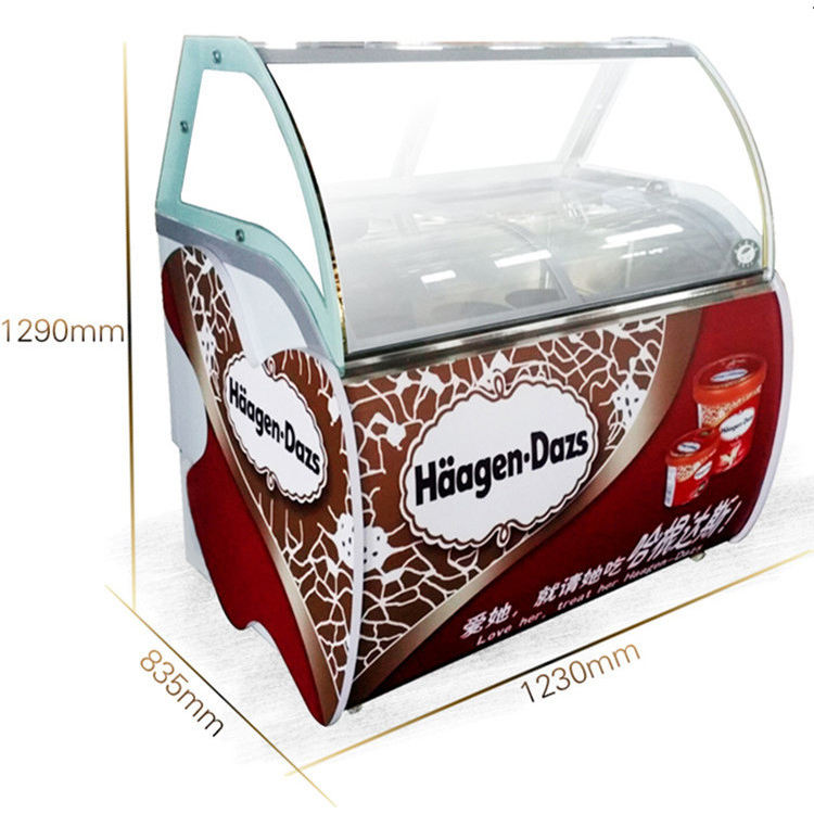 Commercial Chest Freezer - Морозильный ларь-витрина QDMECH для коммерческого использования,