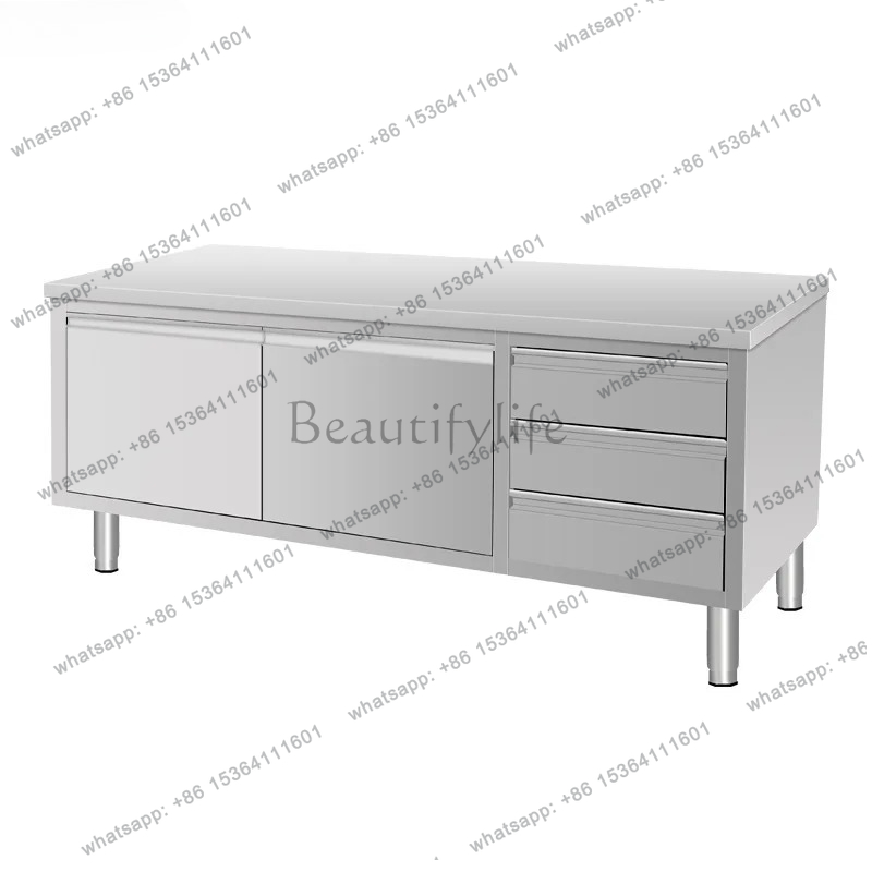 Commercial Kitchen Worktops - Кухонный шкаф из нержавеющей стали с